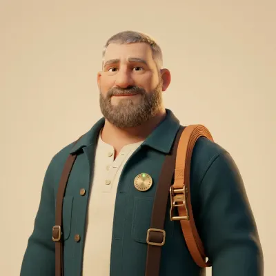 Tucker — the long haul's agent (drawn portrait)